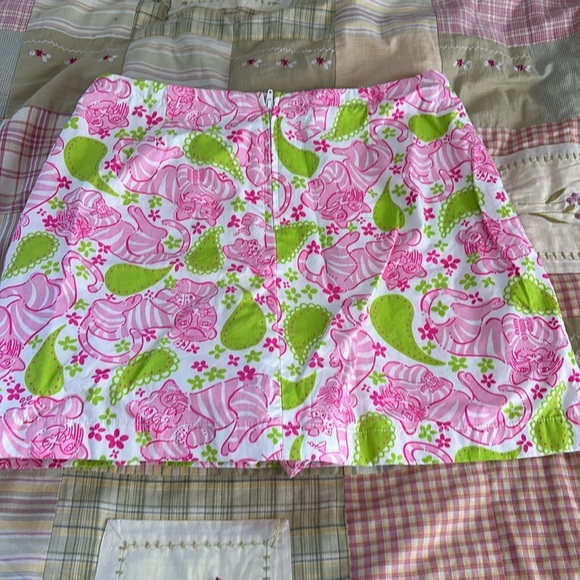 Lilly Pulitzer Pink and Green Mini Skort - size 12- Tiger pattern - Picture 5 of 5